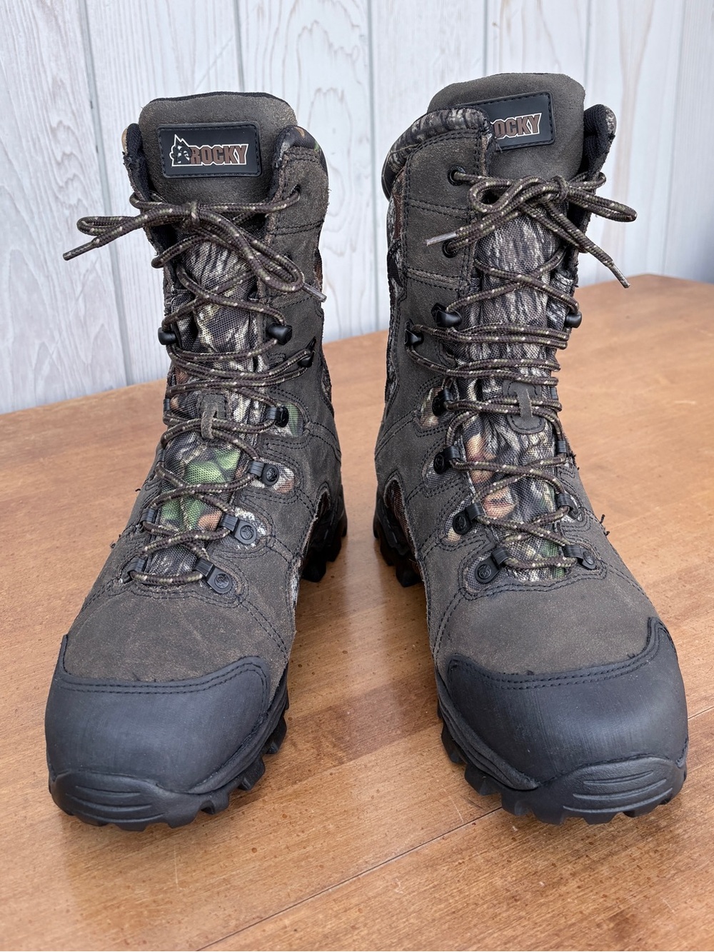 Rocky Men's Brown Camo Hunting Boots